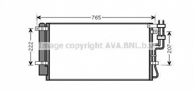 AVA QUALITY COOLING kaa5110d -  Конденсатор, кондиционер
